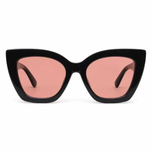 Oversized Cat Eye Glasses for Women - Bold Flush Lens & Chunky Frame