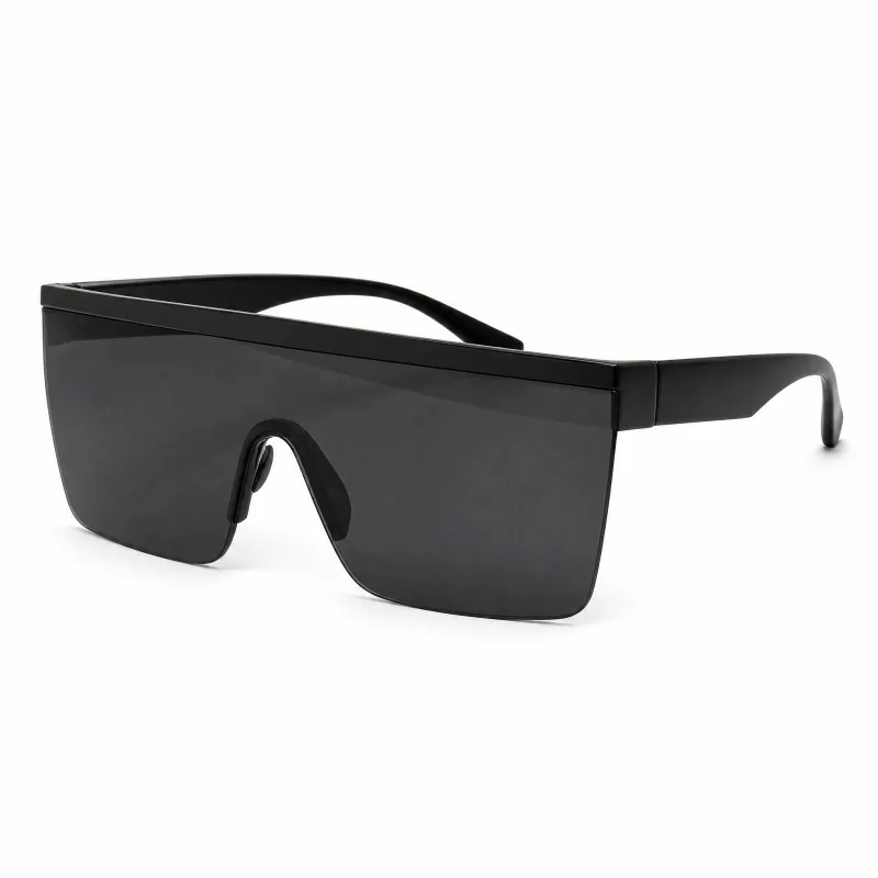 Turn Heads with Extra Large Shield Sunglasses – Unisex One-Piece Lens - Image 4