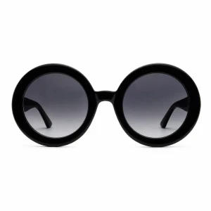 Bold Oversized Round Sunglasses for Women Men - Retro Round Frame Shades